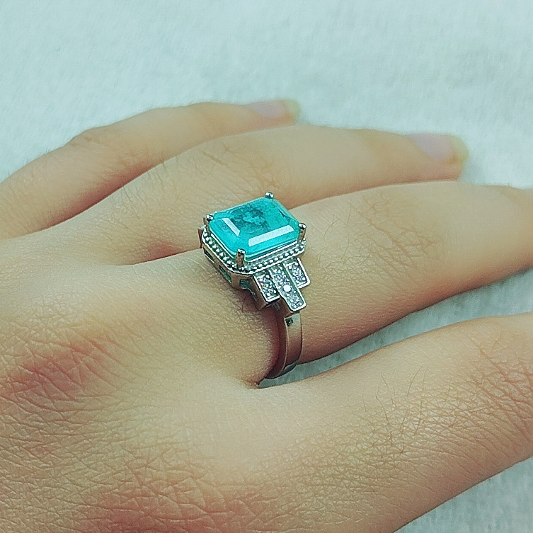 انگشتر نقره زنانه سلین کالا مدل توپاز کد D-4