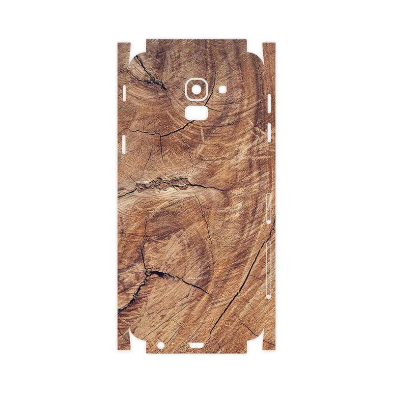 برچسب پوششی ماهوت مدل Wood Texture 5-FullSkin مناسب برای گوشی موبایل سامسونگ Galaxy J6