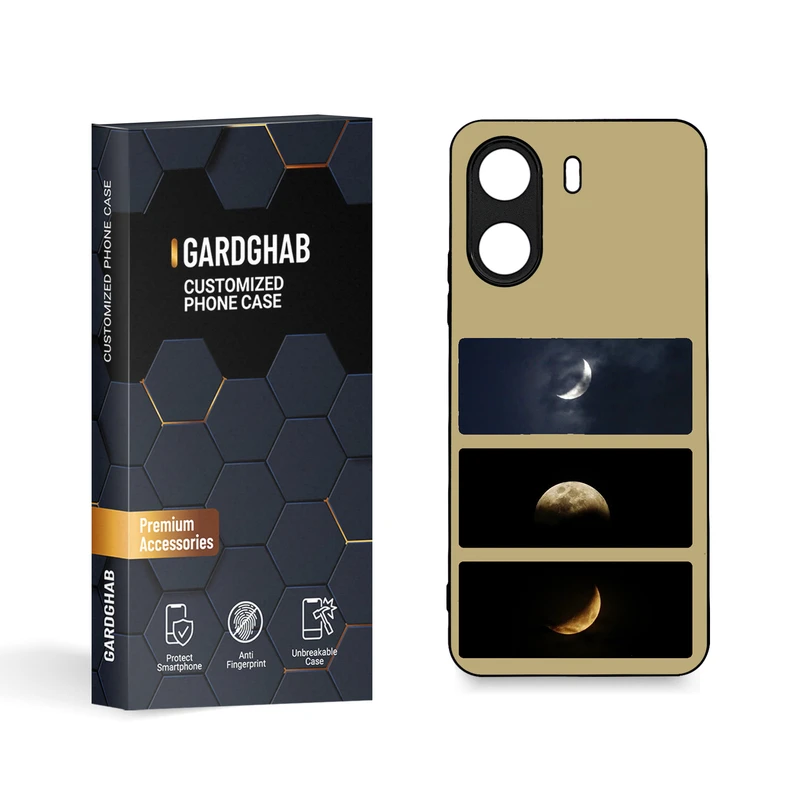 کاور گارد قاب مدل دورژله ای کهکشان مناسب برای گوشی موبایل شیائومی  Poco C65 / Redmi 13c