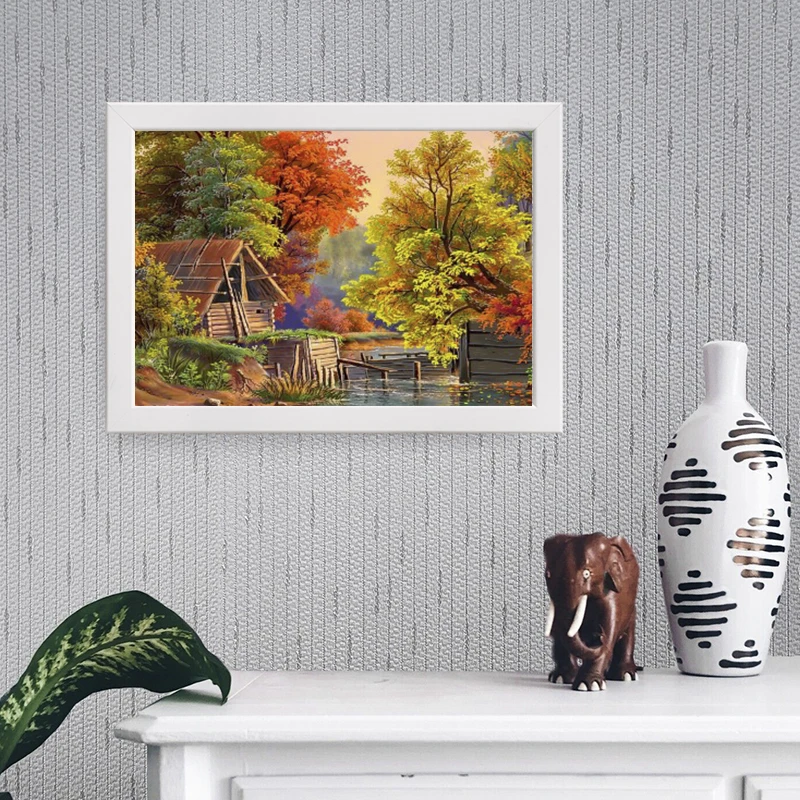 تابلو یاسین دکوراتیو مدل انبار رودخانه ای کد 477