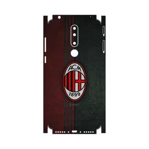 MAHOOT AC-Milan-FC-FullSkin Cover Sticker for Nokia 3.1 Plus