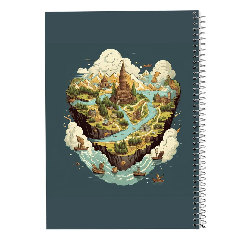 دفتر مشق 50 برگ مدوپد مدل Ghibli کد DF2389