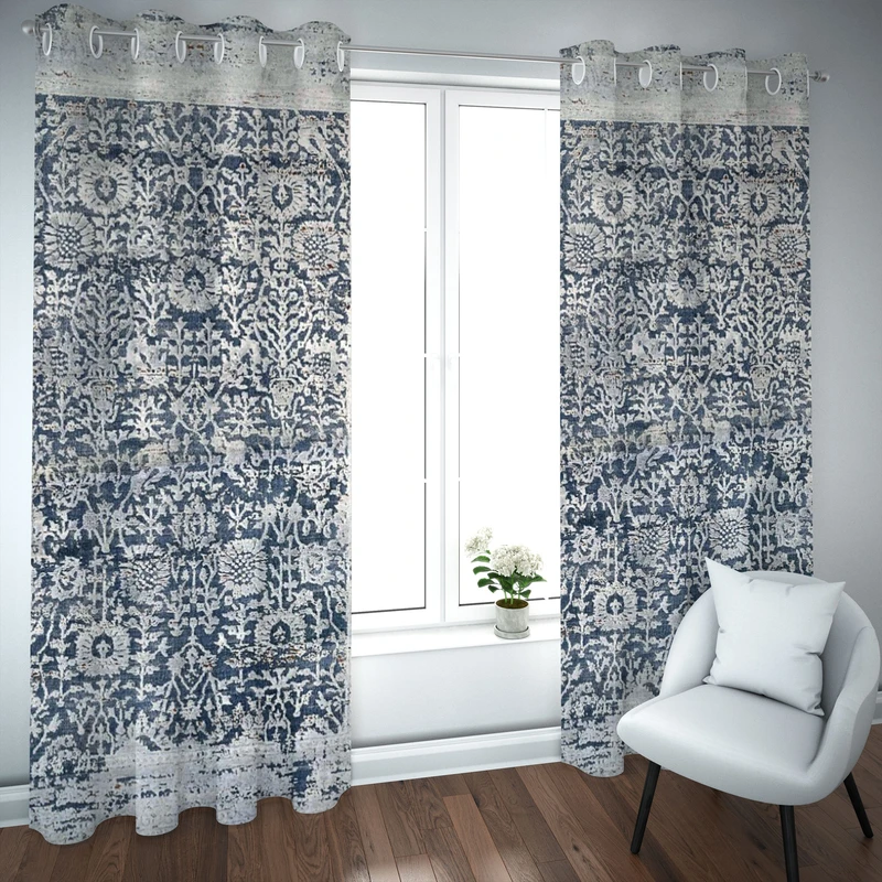 پرده مدل چاپی هازان سایز 300×150 سانتی متر 