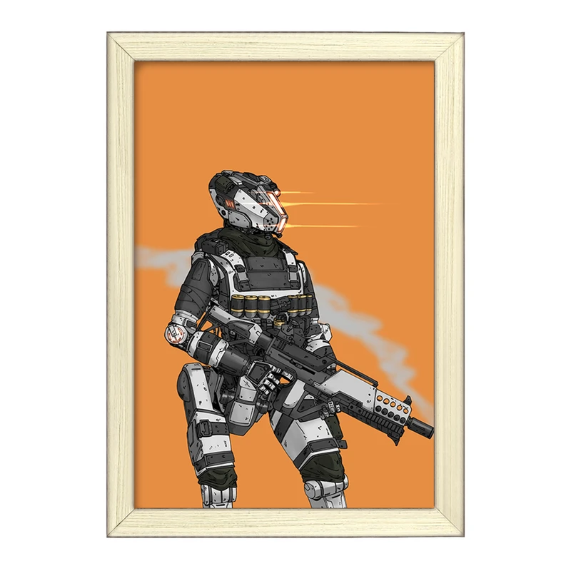 تابلو خندالو طرح بازی تایتان فال (Titanfall) کد 32583