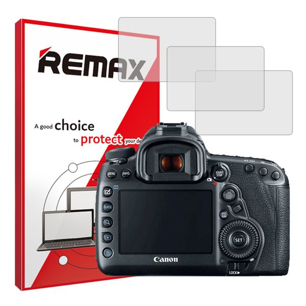 محافظ صفحه نمایش دوربین شفاف ریمکس مدل HyGEL مناسب برای دوربین دیجیتال کانن EOS 5D Mark IV بسته سه عددی