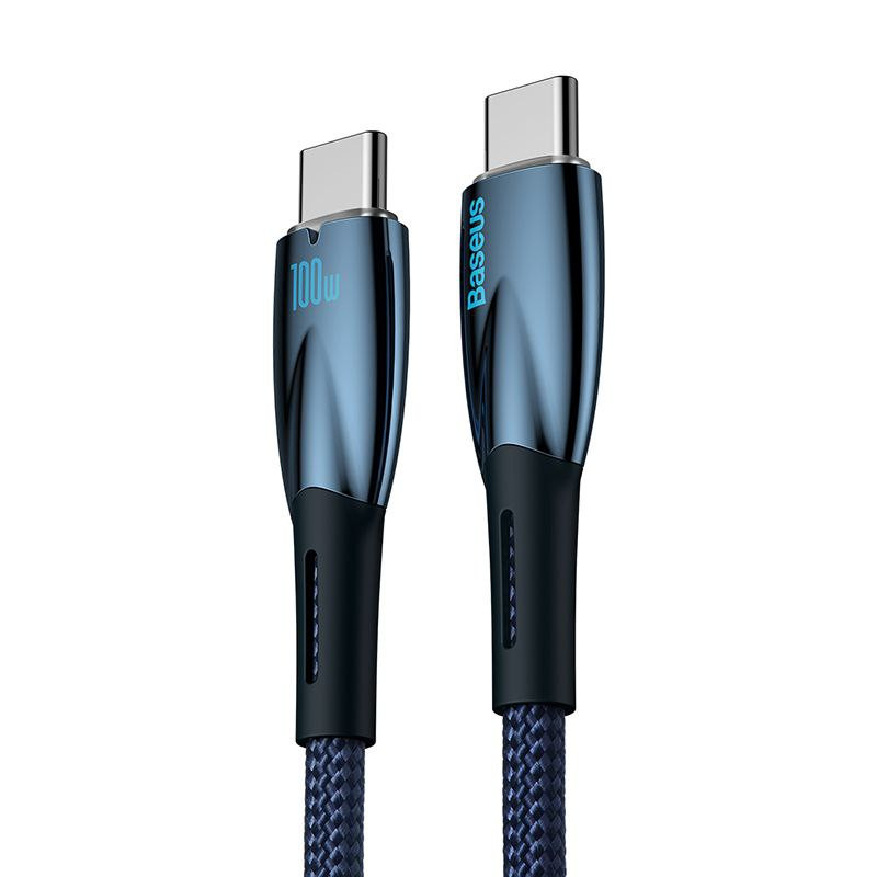 کابل USB-C باسئوس مدل Glimmer Series 100W طول 2 متر