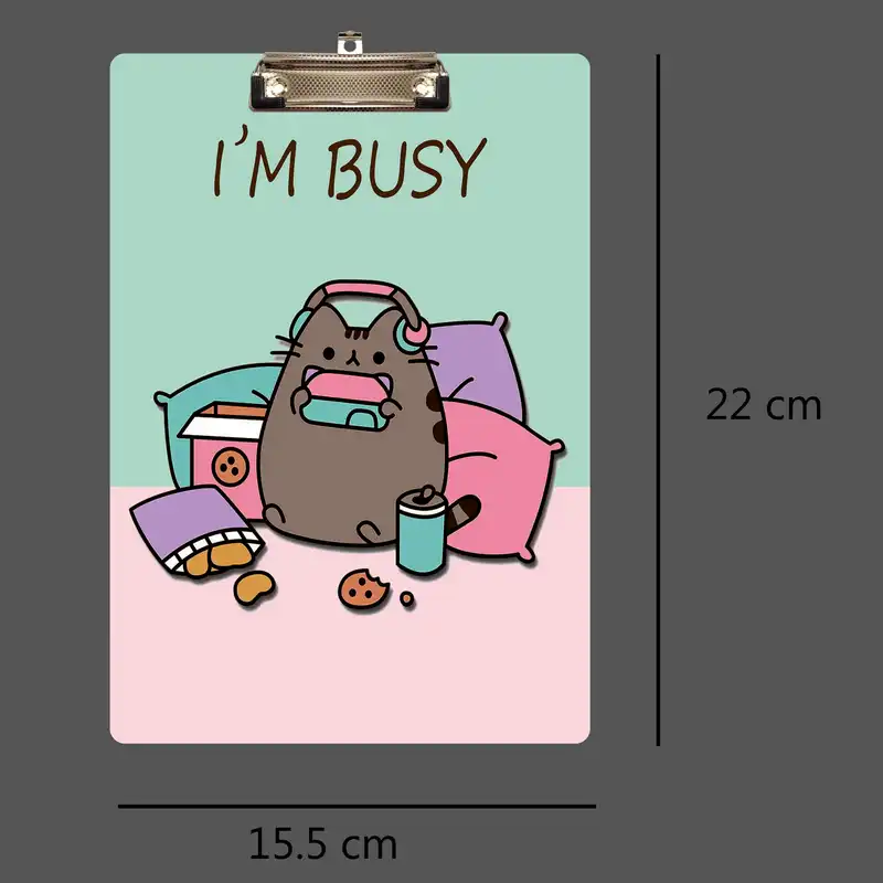 تخته شاسی مستر راد مدل گربه کیوت طرح فانتزی کد fiory 2438 سایز A5