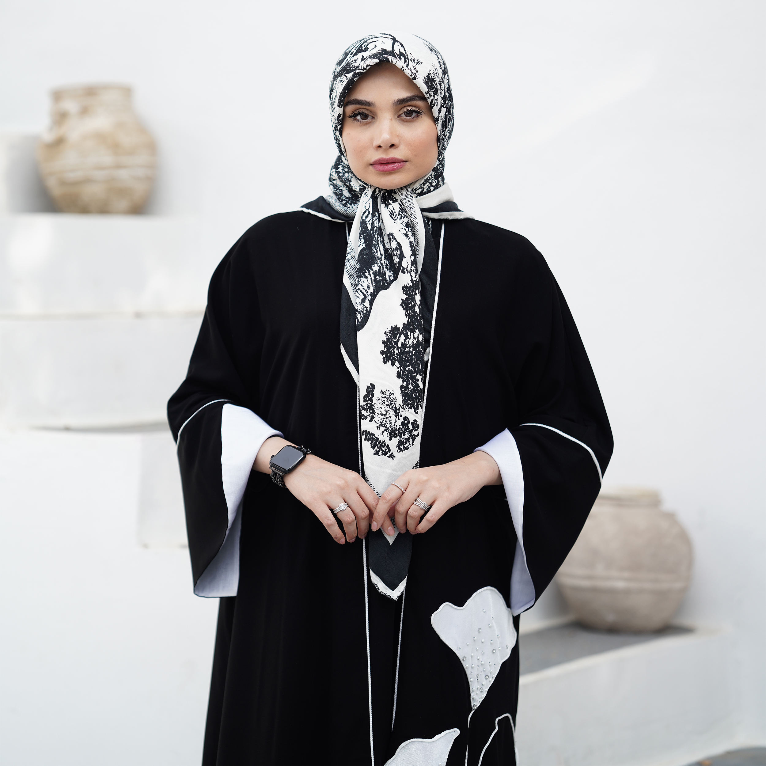 مانتو زنانه مدل عبایی کد 302
