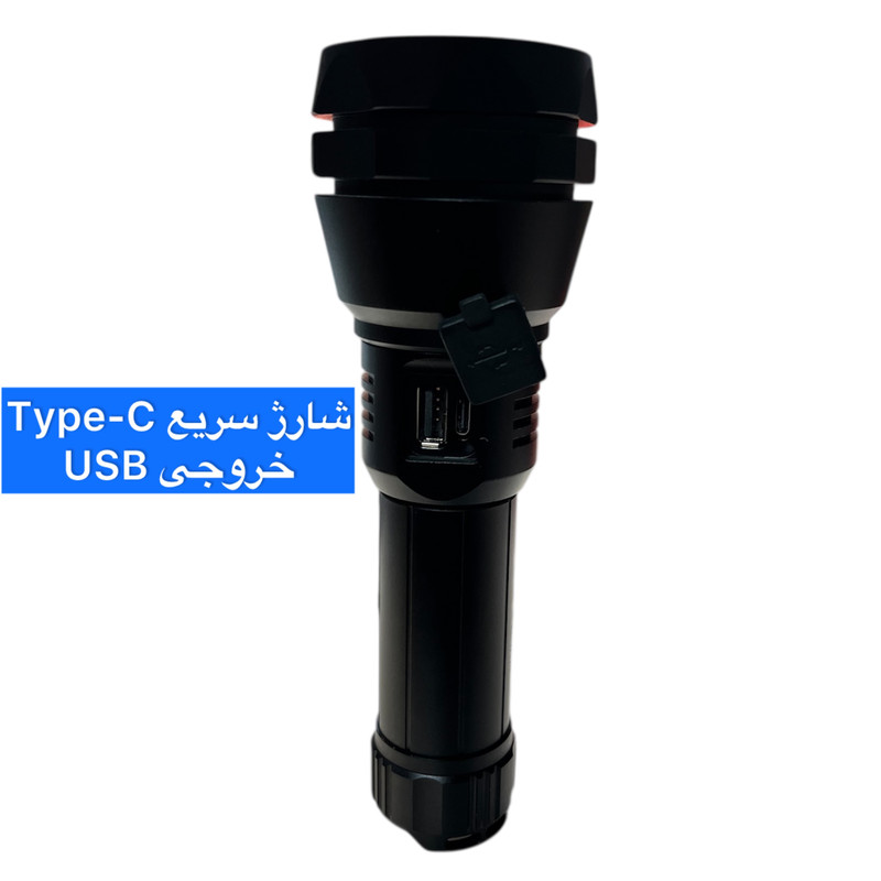 چراغ قوه دستی روی لانگ مدل 526 +ER با نور مهتابی