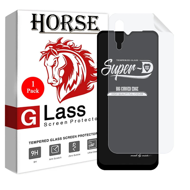 محافظ صفحه نمایش هورس مدل 2SN-Glass مناسب برای گوشی موبایل سامسونگ Galaxy A70s به همراه محافظ پشت گوشی