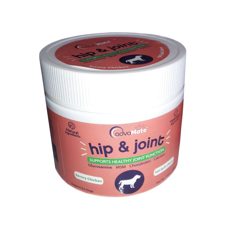 قرص مکمل سگ ادوامیت مدل hip&joint بسته 100 عددی