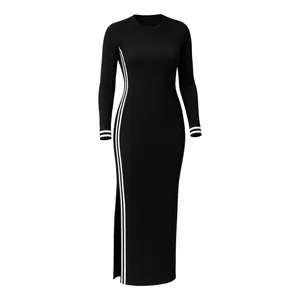 پیراهن یقه گرد زنانه مدل Trackline کد M5466