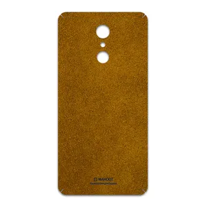 MAHOOT Brown-Chamois-Leather Cover Sticker for LG Q Stylus