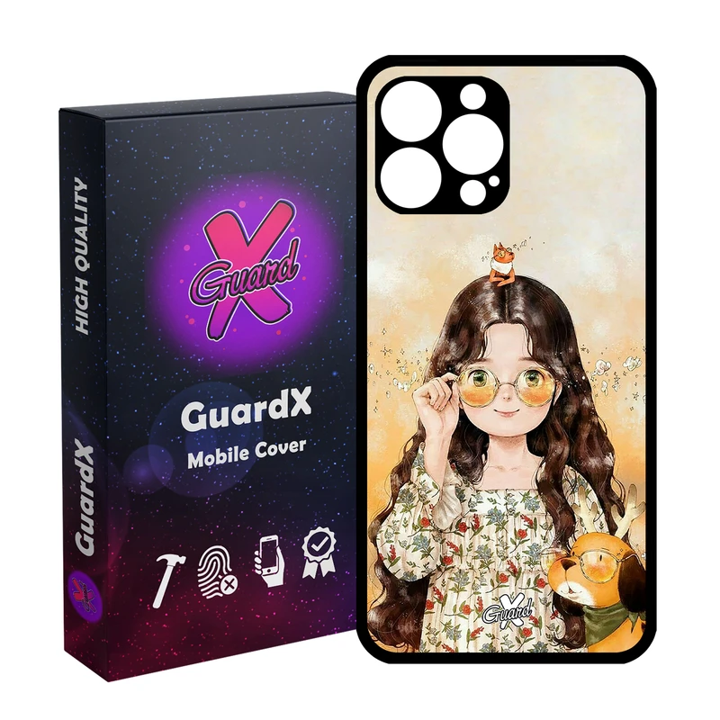 کاور گارد ایکس طرح Girl مدل Glass10253 مناسب برای گوشی موبایل اپل iPhone 13 Pro Max