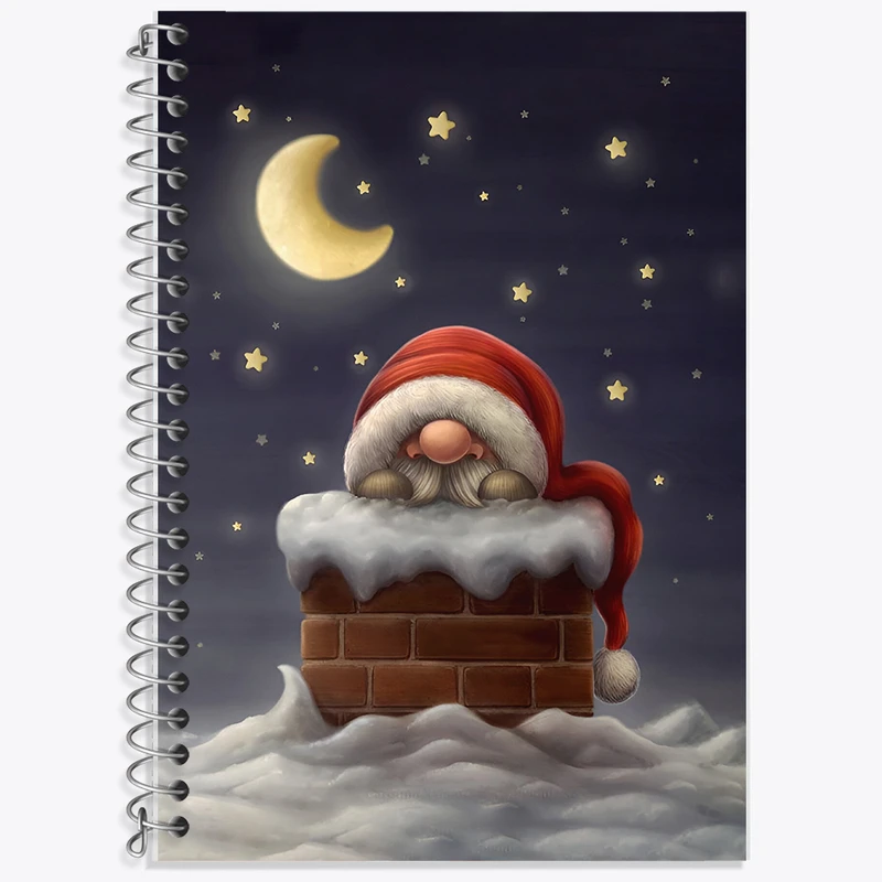 دفتر زبان 50 برگ خندالو مدل دو خط طرح کوتوله ی بامزه کد F5873