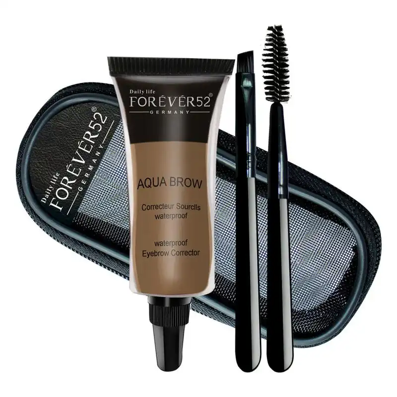 مجموعه آرایش ابرو فوراور فیفتی تو مدل Tattoo Exclusive به همراه براش ابرو و قلم طراحی کد 005