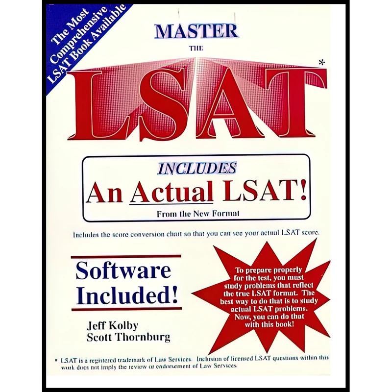 کتاب Master the LSAT اثر Jeff Kolby انتشارات Nova Pr