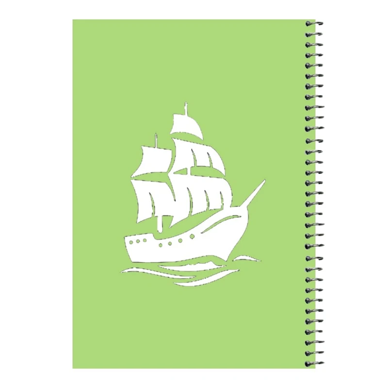 دفتر مشق 80 برگ اس جی مدل کشتی    