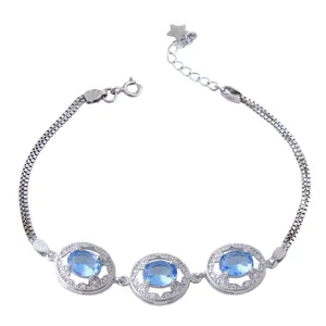  دستبند نقره زنانه بازرگانی میلادی کد DP_367