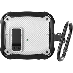Kingdom Eggshell Carbon OPN Lock Cover For Samsung Galaxy Buds 3 / 3 Pro