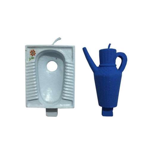 شمع تولد پارتی لند تهران طرح کاسه و آفتابه کد 3178 مجموعه دو عددی 