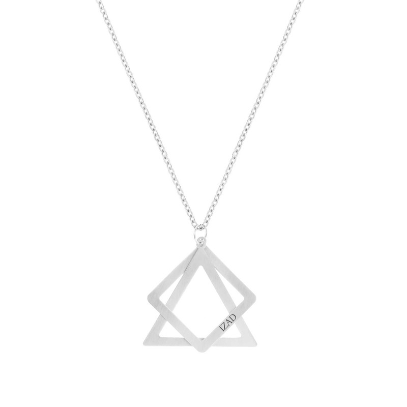 گردنبند نقره مردانه لیردا مدل ایزد 1011 گردنبند نقره مردانه لیردا مدل ایزد 1011