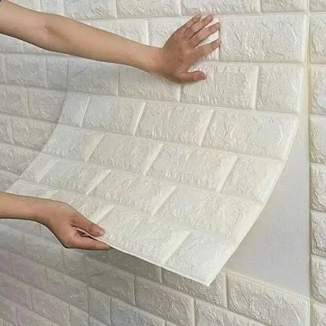 دیوارپوش فومی طرح آجری بسته دو عددی