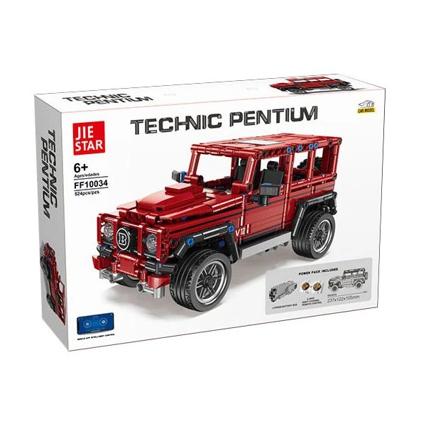 ساختنی جی استار 524 قطعه مدل کنترلی Technic Pentium کد 10034