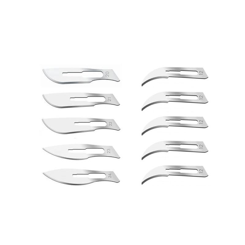 ست تشریح مدل S13 مجموعه 12 عددی  به همراه تیغ استریل مدل S10 مجموعه 10 عددی