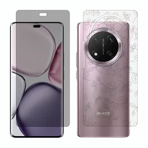 Glass Together model privacy screen protector suitable for Honor X9c mobile phone with back cover sticker