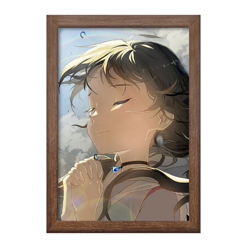 تابلو خندالو طرح هینا انیمه تغییر آب و هوا با تو  کد 17625