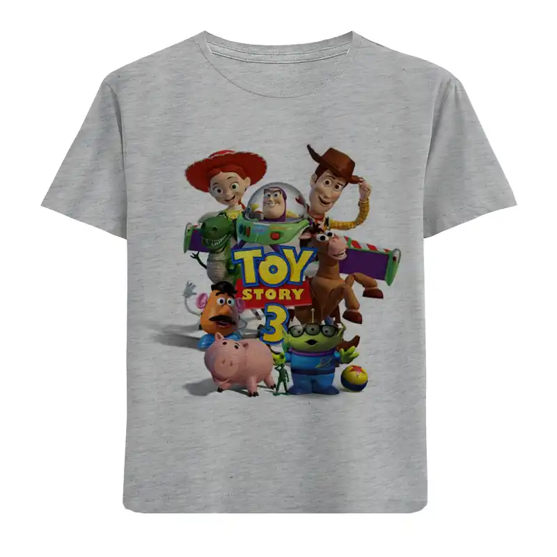 تی شرت آستین کوتاه بچگانه مدل اسباب بازی ها F649