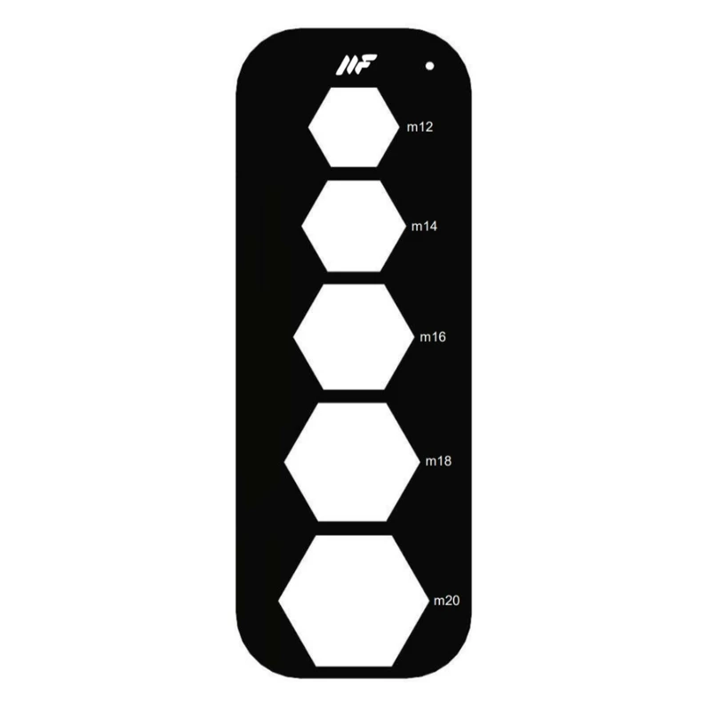شابلون پیچ مفرد مدل PG.2 گستره m12 الی m20
