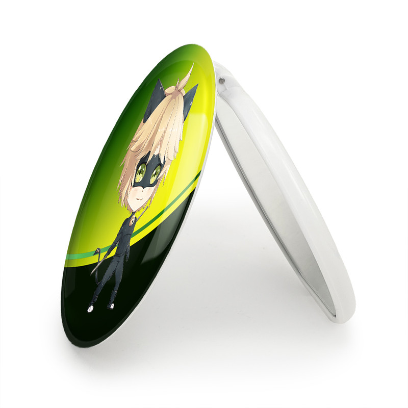 آینه جیبی خندالو طرح پسر گربه ای مدل تاشو کد 25016