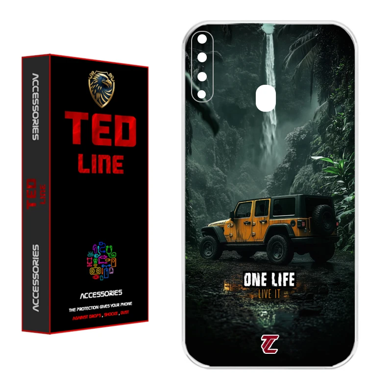 کاور تد لاین طرح ماشین آفرود کد 1119 مناسب برای گوشی موبایل سامسونگ Galaxy A20S
