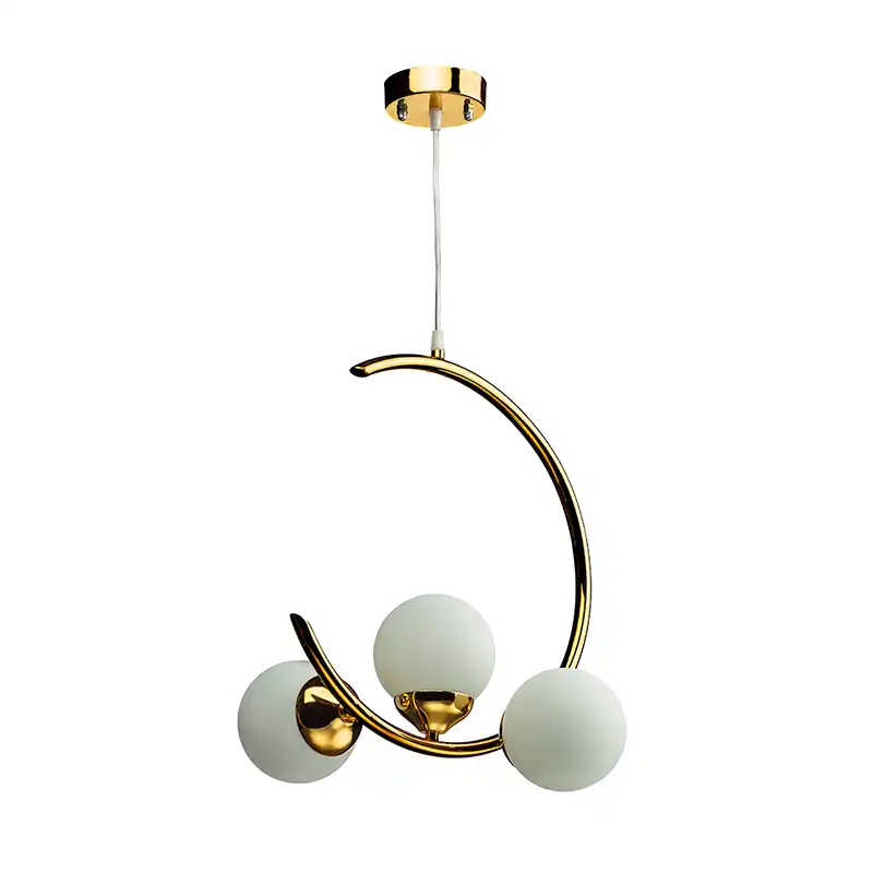 لوستر 3 شعله مدل ماه