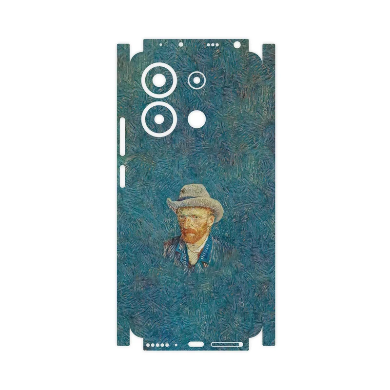 برچسب پوششی ماهوت مدل Self portrait with a gray felt hat-FullSkin مناسب برای گوشی موبایل شیائومی Redmi Note 13 4G