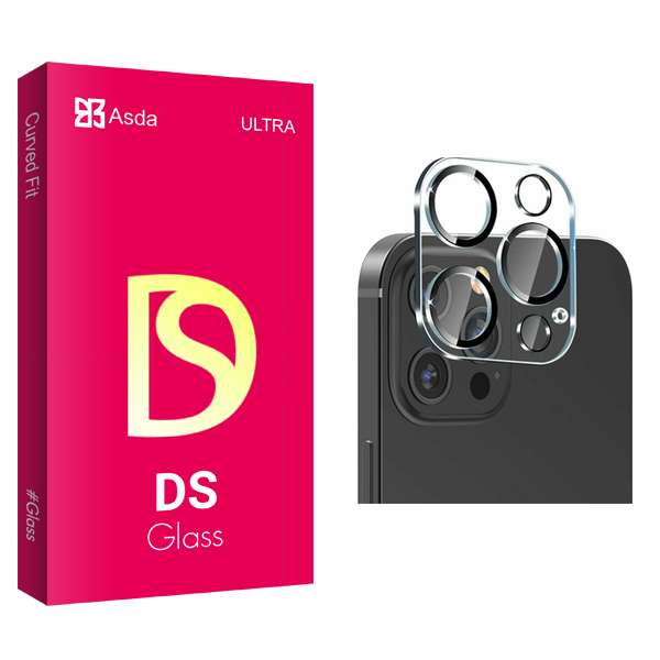محافظ لنز دوربین آسدا مدل DS Glass FLL مناسب برای گوشی موبایل اپل iPhone 13 pro