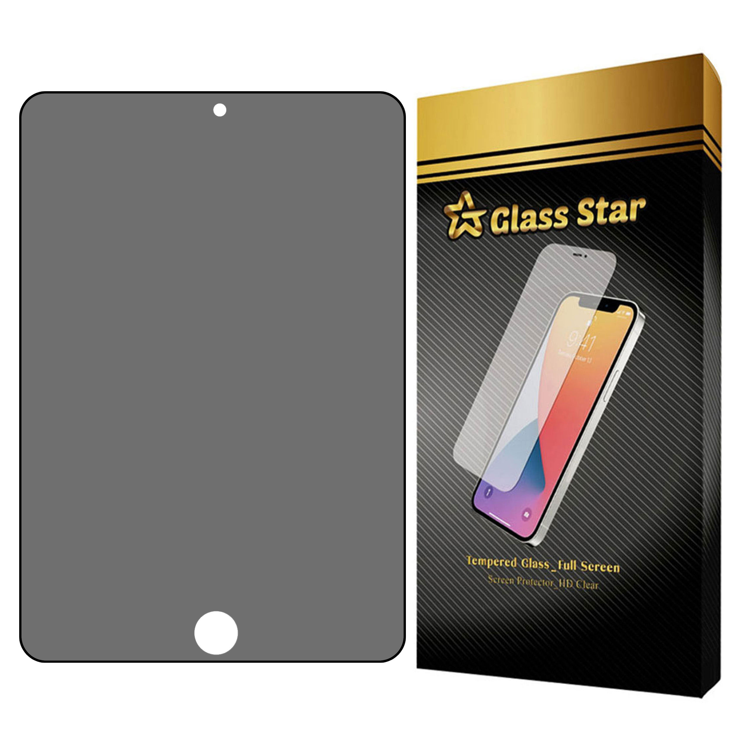 محافظ صفحه نمایش حریم شخصی گلس استار مدل FULPRG1 مناسب برای تبلت اپل iPad mini 4
