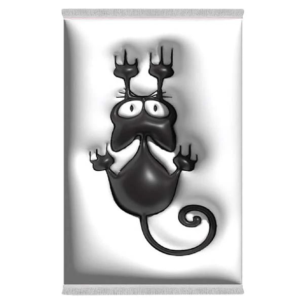 فرش پارچه‌ای دفه مدل فرشینه طرح فانتزی کد 8008