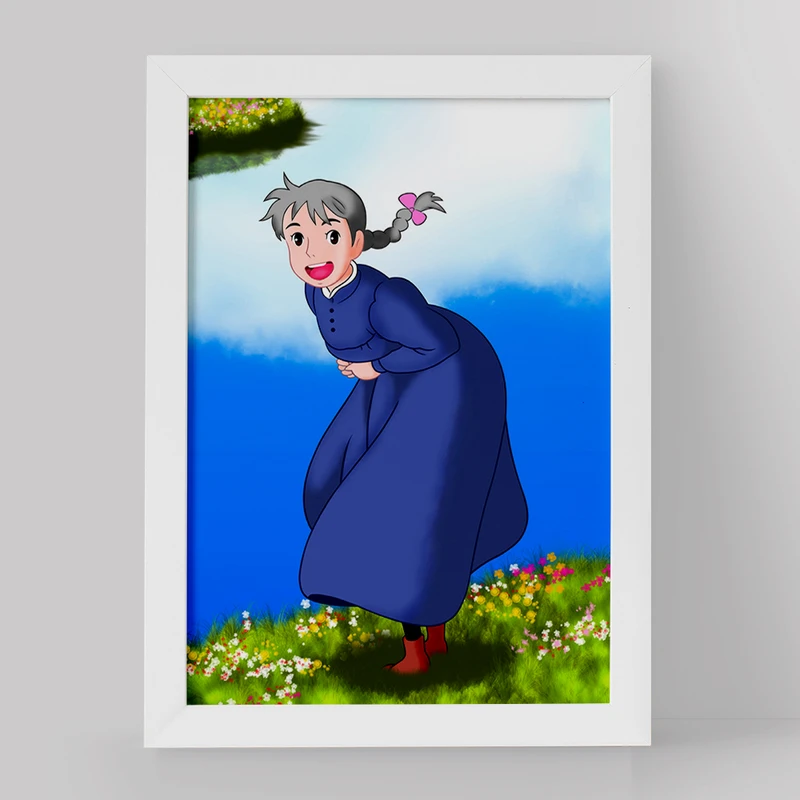 تابلو خندالو مدل سوفی انیمه قلعه متحرک هاول کد 12892