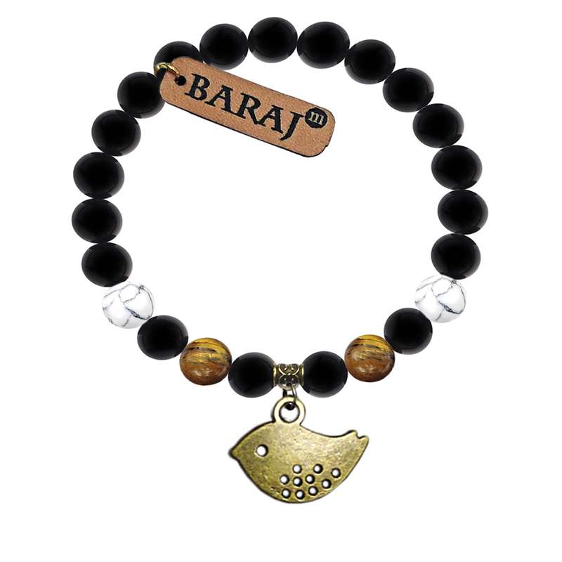 دستبند زنانه باراج من مدل چشم ببر و جوجه دستبند زنانه باراج من مدل چشم ببر و جوجه