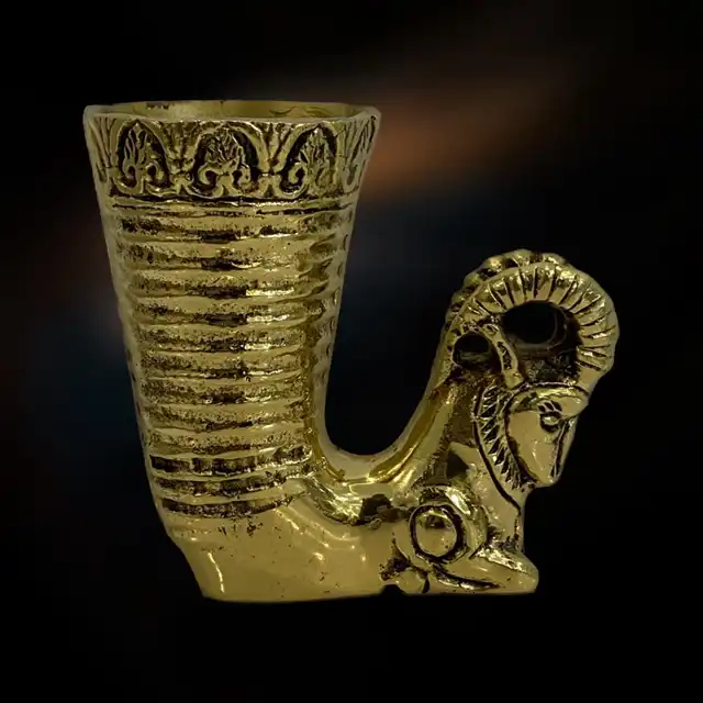 جا قاشقی برنجی مدل قوچ کد 102180