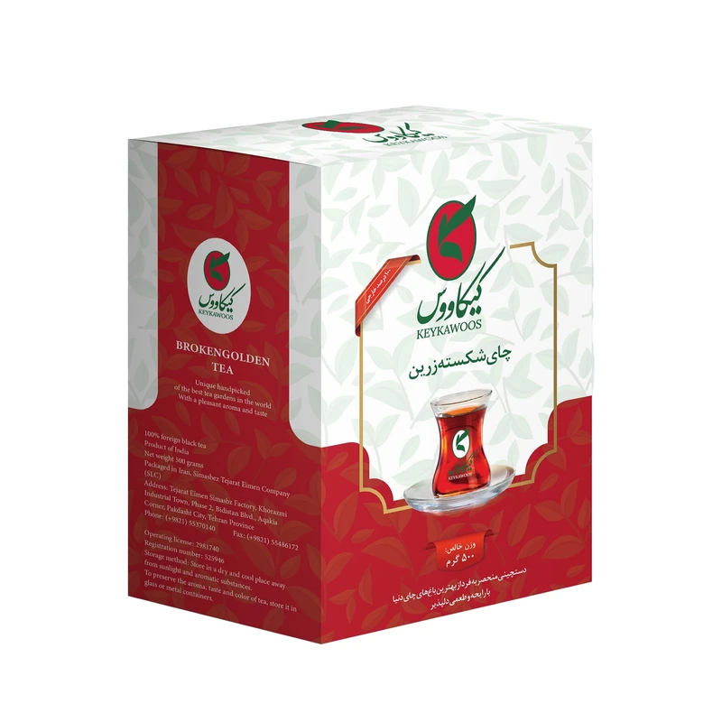 چای شکسته ساده کیکاووس - 500 گرم