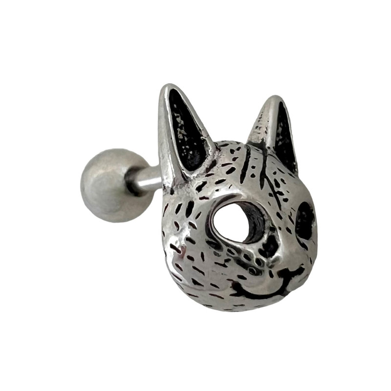 پیرسینگ گوش زنانه مدل گربه کد P4794