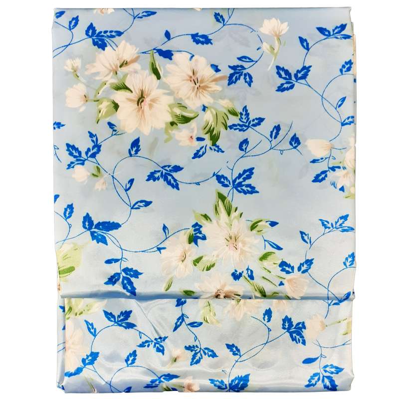 پرده حمام طرح FLOWERS سایز 170x200 سانتی متر