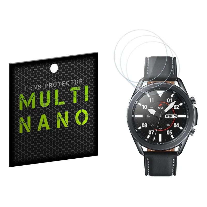 محافظ صفحه نمایش مولتی نانو مدل X-S3N مناسب برای ساعت هوشمند سامسونگ Galaxy Watch3 45mm بسته سه عددی