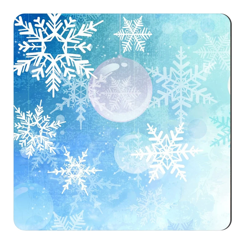 مگنت طرح نقاشی دانه های برف کد NIM391