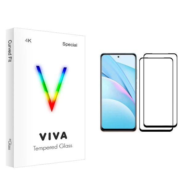 محافظ صفحه نمایش ویوا مدل 4K مناسب برای گوشی موبایل شیائومی Mi 10T Lite 5G بسته دو عددی
