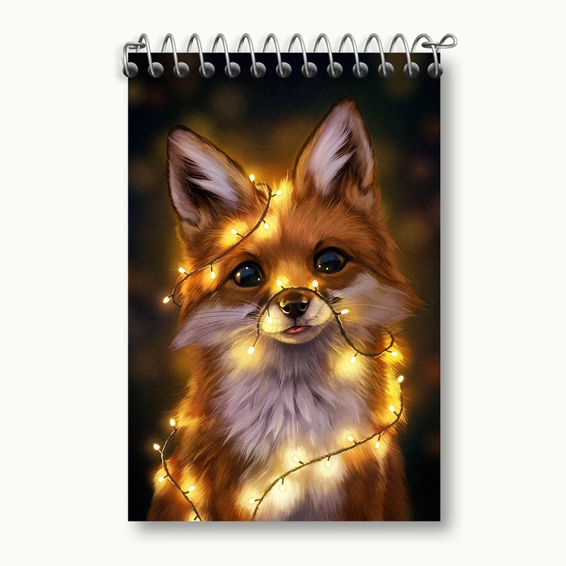 دفتر یادداشت 50 برگ خندالو مدل روباه کد F1238